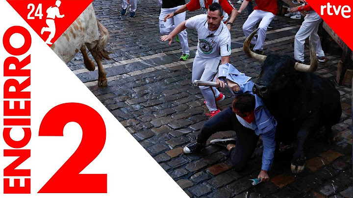 SEGUNDO ENCIERRO de San Fermín 2024 | Toros de Cebada Gago