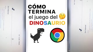 ¿Cómo termina el juego del dinosaurio de Google? 🦖🕵🏻‍♂️ #Shorts