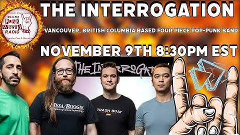 The Interrogation (Vancouver Based Pop Punk Band) Interview On 99.9 Punk World Radio FM