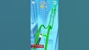 Stunt Rails Game1| #shortsfeed #shorts #stuntrails #gaming #youtubeshorts #animatedscreenshots