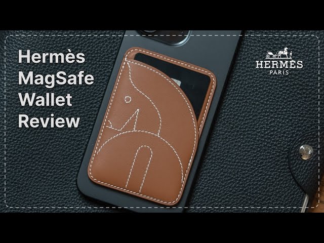 【HERMES】Morse MagSafe Card Holder Hermès Magsafe Card Holder Review - YouTube