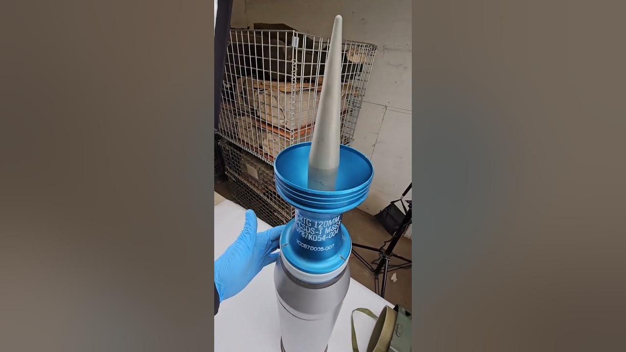 Unboxing 120mm munition sabot dart round for m1a1 abrams shorts 
