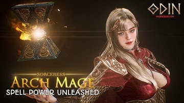 Arch Mage Skill Showcase – Every Spell & Elemental Attack Explained【Odin: Valhalla Rising】