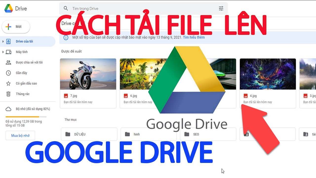 Cách Tải File Lên Google Drive | Tải Ảnh Lên Google Drive - Youtube