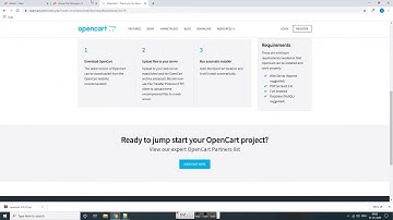 How to install Opencart on web server