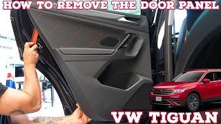 Door Panel Removal Volkswagen Tiguan 2023
