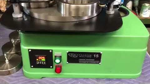 Lapmaster 15 lapping machine Demo