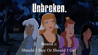 Unbroken - Round 1: Should I Stay Or Should I Go?
Donna wants to go but the plot declines.
***
I ACTUALLY DID IT, I BROKE MY CURSE AT LAST. OOOOH BOY. IT HERE LADS.
I was so close to giving up but I am glad I didnt. Thank you to everyone who helped me both with finding stuff for me as well as being there for me emotionally when things got a little too much for me.
This round was something but I am gonna say it. I am very proud of how this turned out.
(despite some tiny mistakes but whoooo cares)
Enjoy!
***
Masks:
Myself
Keyineii
Animefreaknya
JoRose2009
Beautifuldreamer
TheNight130
xxDivineMemoriesxx
LadyOfTheSea
LoveandHeartbreak
UnstableObessions
Pastard
Fablesecrets
WCRFan 126
Var Roman
ChanceGiven
Katarinamor
***
Songs:
https://www.youtube.com/watch?v=Pp3WOfzXzlM
https://www.youtube.com/watch?v=HnA0YKPVnlk
***
✧COPYRIGHT✧
Copyright Disclaimer Under Section 107 of the Copyright Act 1976, allowance is made for fair use for purposes such as criticism, comment, news reporting, teaching, scholarship, and research. Fair use is a use permitted by copyright statute that might otherwise be infringing. Non-profit, educational or personal use tips the balance in favor of fair use.
Copyright Disclaimer Under Section 107 of the Copyright Act 1976, allowance is made
for fair use for purposes such as criticism, comment, news reporting, teaching, scholarship, and research.
Fair use is a use permitted by copyright statute that might otherwise be infringing.
Non-profit, educational or personal use tips the balance in favor of fair use. Unbroken - Round 1: Should I Stay Or Should I Go?