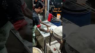 Art of Making Rumali Roti // Kolkata Street Food   #rumalirotirecipe #shorts  #youtubeshorts
