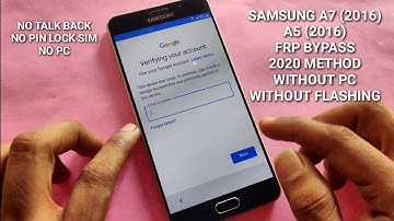 Samsung A7 6 (A710) FRP Final Method 2020 Without PC Without Flashing | A5 6 FRP Bypass