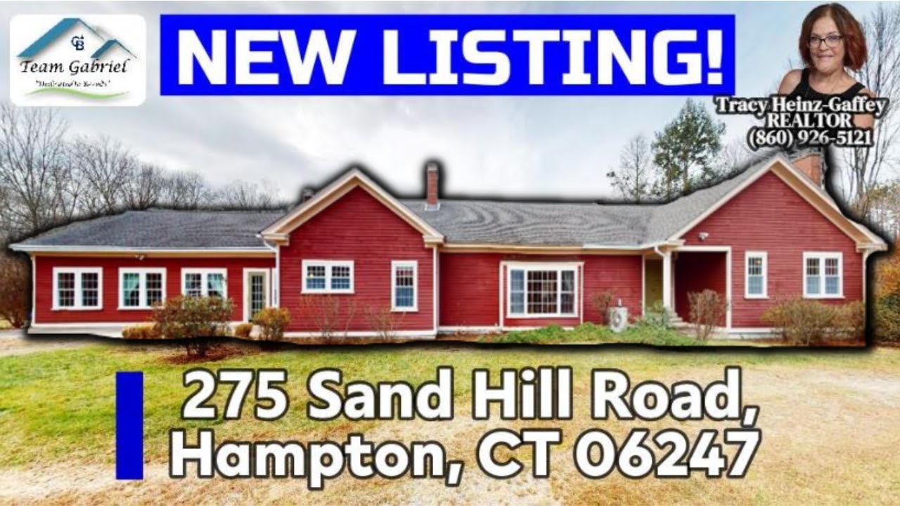 NEW Listing 275 Sand Hill Rd, Hampton, CT YouTube