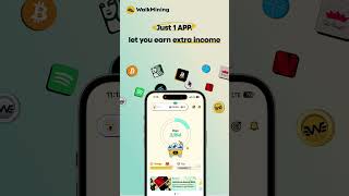 WalkMining | Habits where steps become income, M2E (MoveToEarn) pedometer APP investment screenshot 1