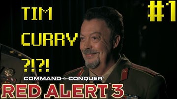 TIM CURRY!?! | Command & Conquer: Red Alert 3 Part 01 | Bottles and Mori play ft.AN Productions