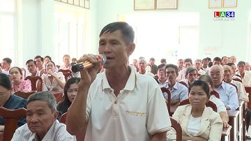 Tổ Đại biểu HĐND tỉnh tiếp xúc cử tri tại huyện Châu Thành | LONG AN TV