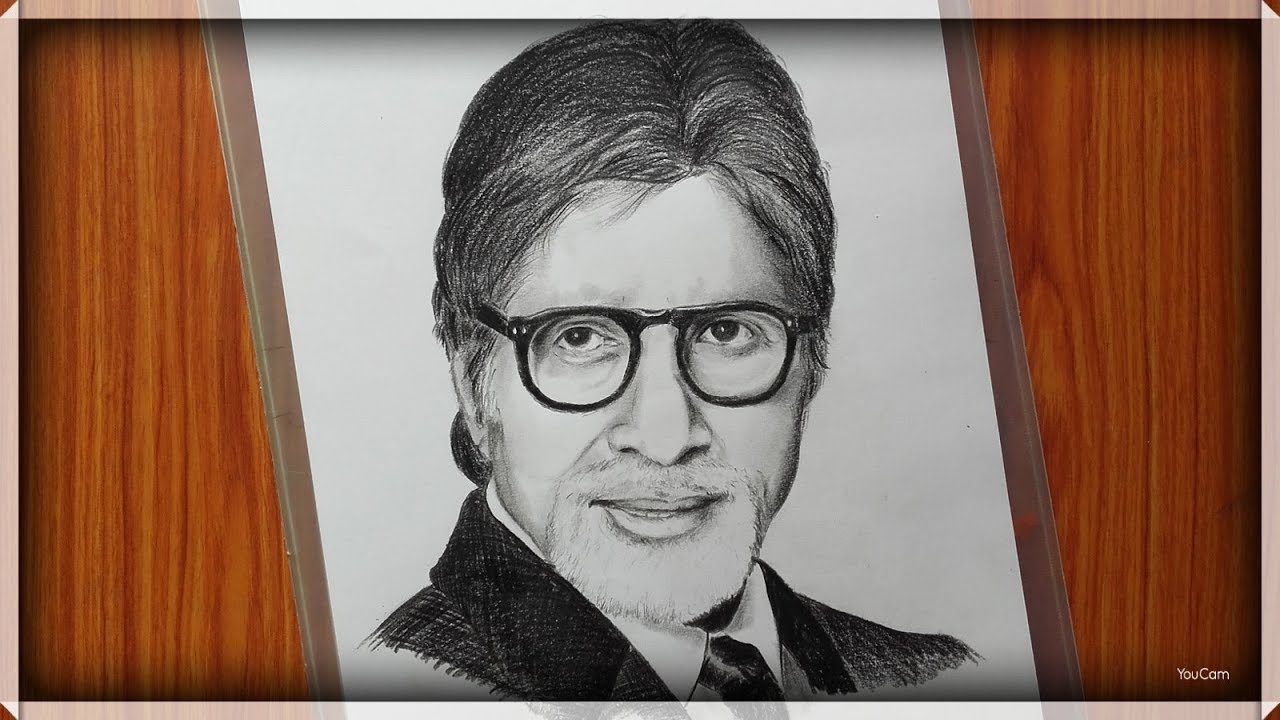 HyperRealistic Drawing of Amitabh Bachchan Drawing by CHANDIRAMOULI  RAVISANKAR | Saatchi Art