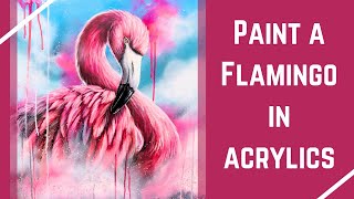 How to Paint a Flamingo in Acrylics by Charlotte Jordan Art 564 views 3 months ago 12 minutes, 43 seconds