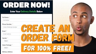 Free Elementor Forms Tutorial - How To Create Order Forms For Salespage or WordPress Site for FREE