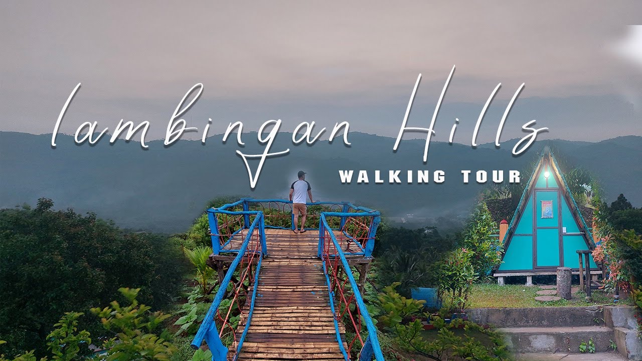 Lambingan Hills Tanay Rizal Walking Tour 4K 60FPS Walking Tour