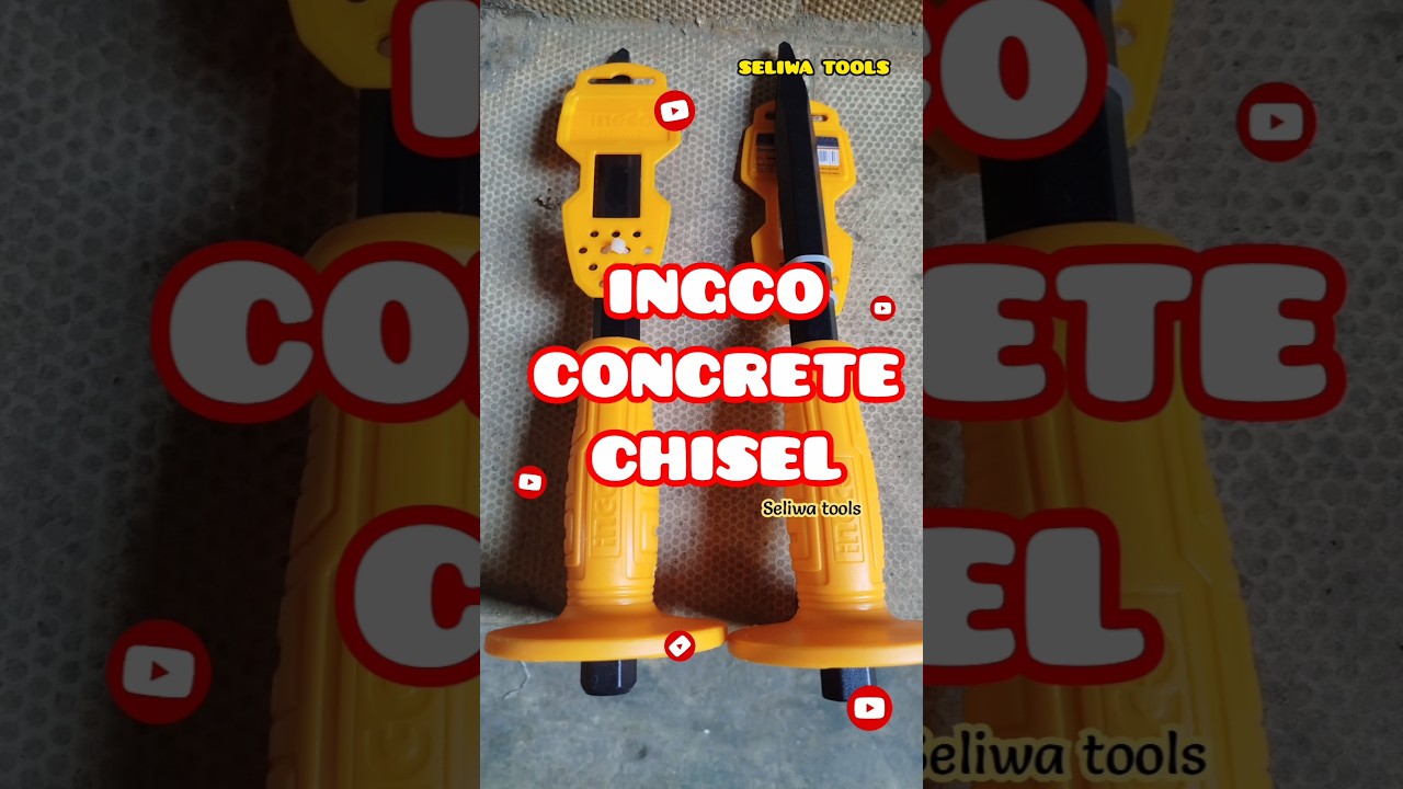 INGCO CONCRETE CHISEL ( rubber handle ) 
