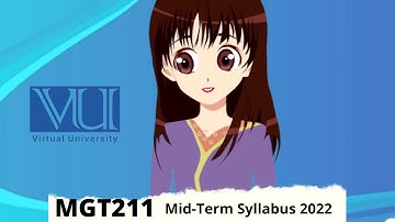 Mid-Term Exam Syllabus Announcement to (MGT211)