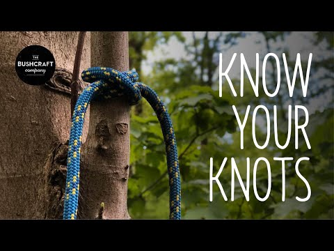 BUSHCRAFT KIDS: learn how to tie knots AT HOME