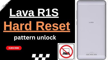"Lava R1s Hard Reset | Complete Factory Reset