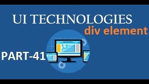 Div element of HTML5