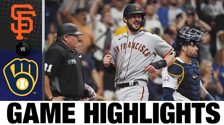 Giants vs. Brewers Game Highlights (8/07/21) | MLB Highlights