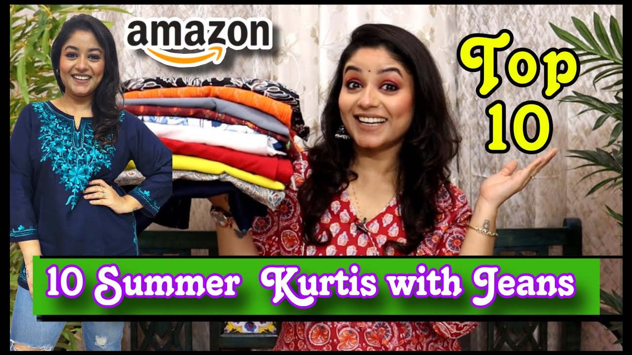 Buy 1 Stop Fashion Women's Multi-Coloured Crep Knee Long W Style Kurtas/ Kurti (Pack of 4) at Amazon.in