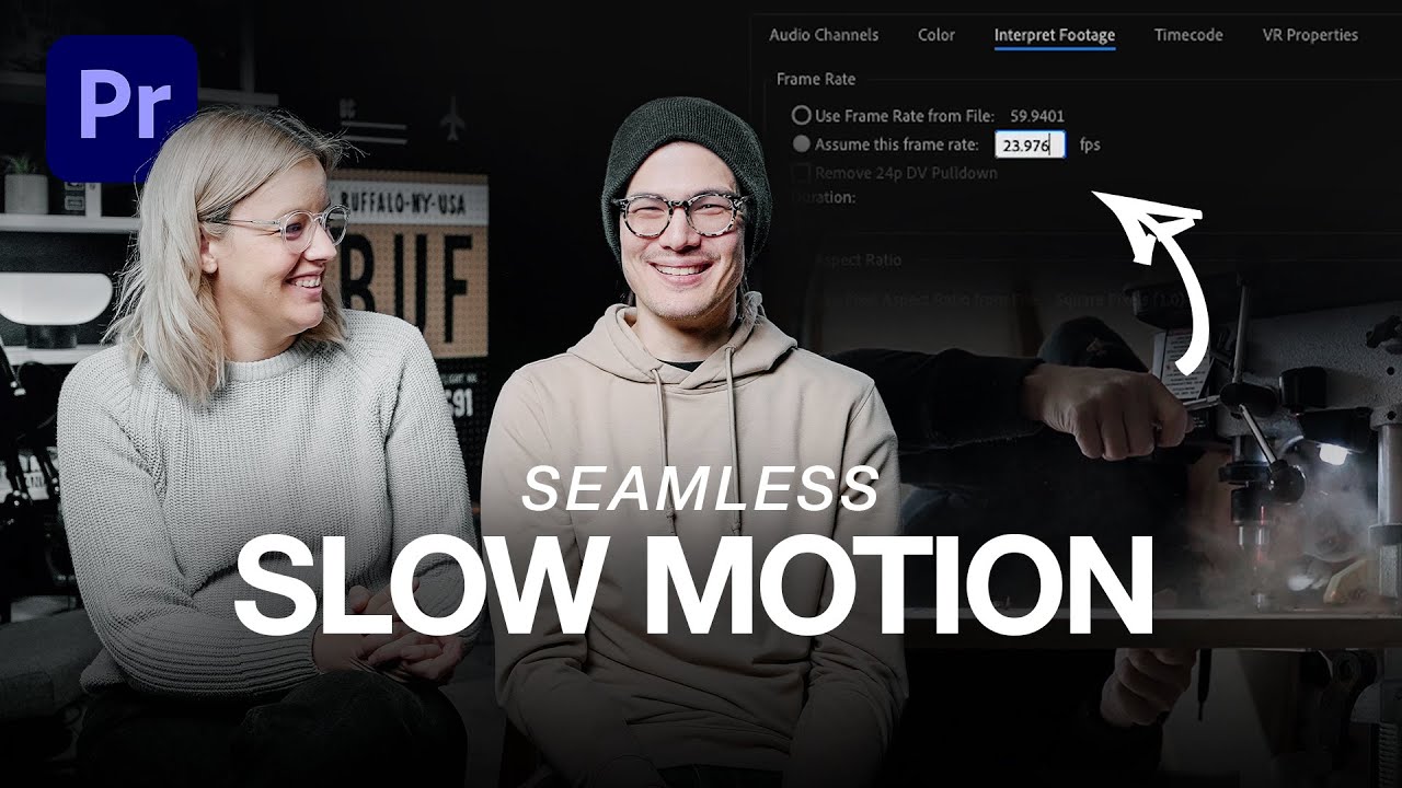 Create Slow Motion Edits in Premiere Pro with @BeckiandChris | 
