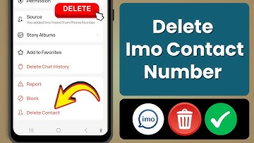 How to delete imo contact number || Delete imo contacts (2025)