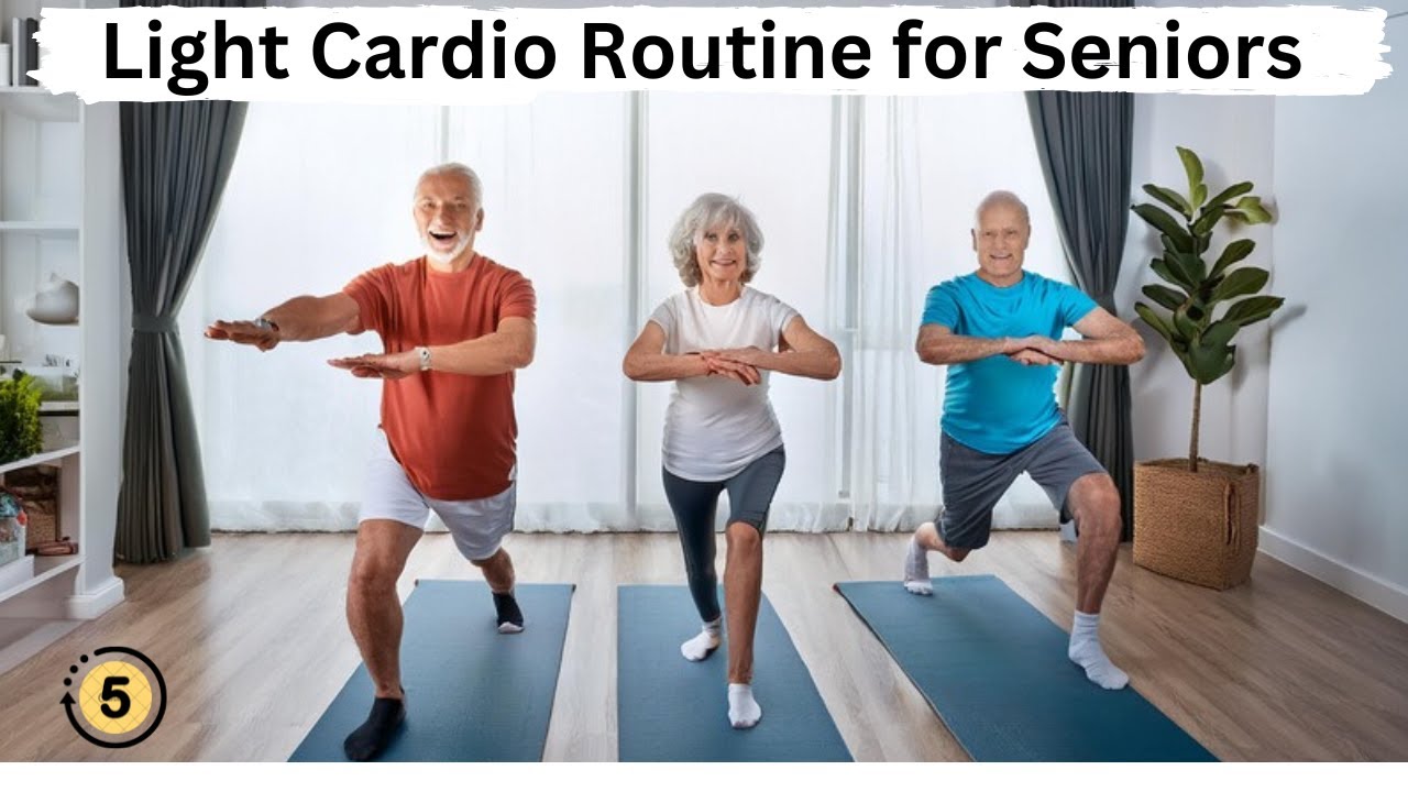Low Impact Cardio Exercises for Seniors at Home - YouTube