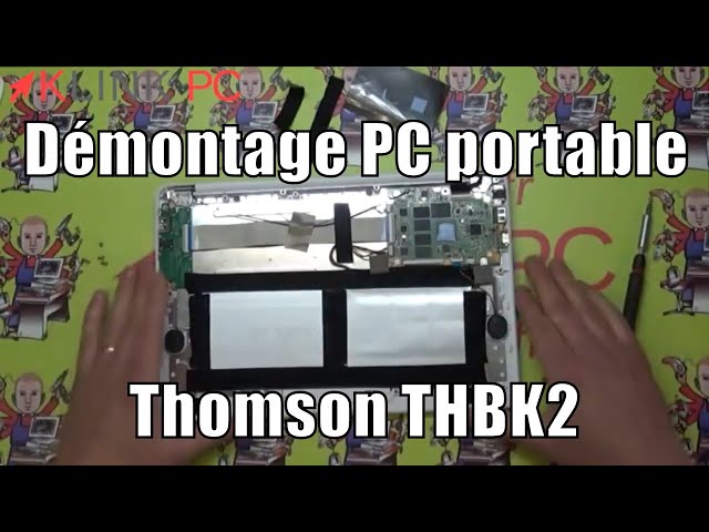 How to disassemble a Thomson THBK2 laptop PC 