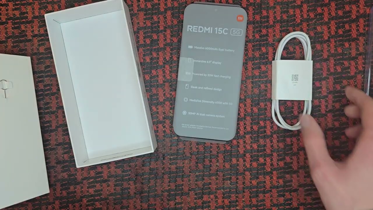Распаковка смартфона Redmi 15C