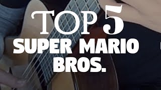 Video thumbnail of "Top 5 Super Mario Bros.  on Fingerstyle by Fabio Lima (Old But Gold)"