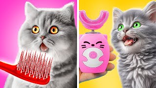 GADGETS VS CRAFTS FOR PETS  *How To Rescue and Take Care Of Pets *