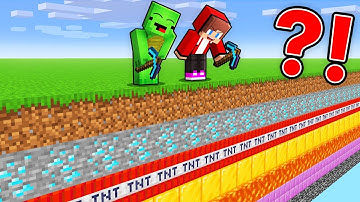 Mikey and JJ World Is In Layers in Minecraft (Maizen)