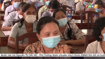 THBT - ĐOÀN ĐẠI BIỂU QUỐC HỘI KHÓA XV ĐƠN VỊ TỈNH BẾN TRE TIẾP XÚC CỬ TRI HUYỆN MỎ CÀY NAM