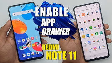 How To Enable App Drawer For Home Screen - Redmi Note 11