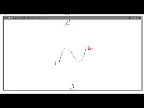 OpenGL bezier spline