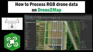 Processing RGB drone data on Drone2Map - with GCPs