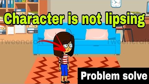 Tweencraft character is not lipsing | problem solve🤩