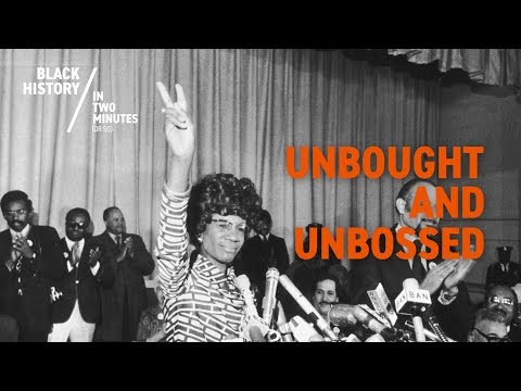 Shirley Chisholm - The First Black Congresswoman