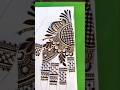 Easy Front Hand Mehndi 😍 | Trendy Mehndi Design #Shorts