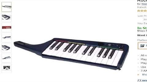 Mad Catz Rock Band 3 midi controller demo