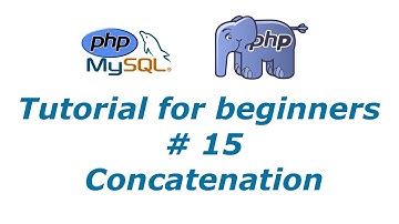 PHP Tutorial 15 - Concatenation Operators | BTT