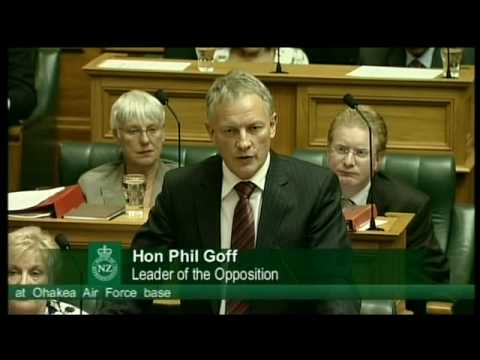 Government Motion - Recent death of RNZAF pilot at Ohakea Air Force Base From http//:www.inthehouse.co.nz - Parliament TV on demand Parliament - 9th February, 2010