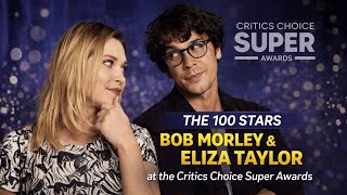 The 100 Stars Bob Morley & Eliza Taylor at the Critics Choice Super Awards