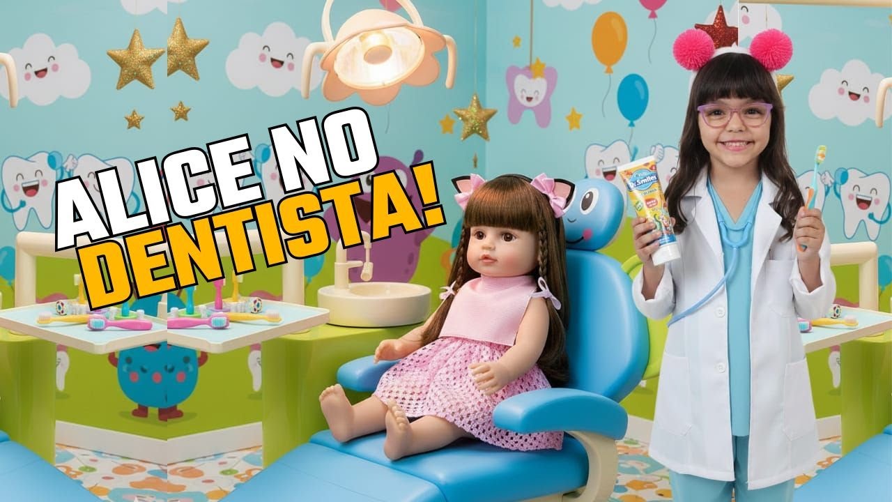 Maria Helena e Lika levam Alice ao Dentista 🦷👶 | Vídeo Infantil