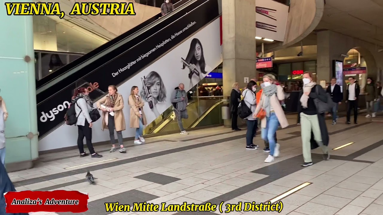 VIENNA, AUSTRIA | WIEN MITTE, LANDSTRASSE | WALKING | NATURAL SOUND